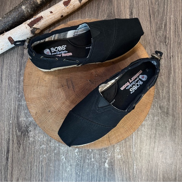 *Bobs | Set Sail Wedge Espadrille in Black SN 34100 Size 8 - Picture 6 of 14